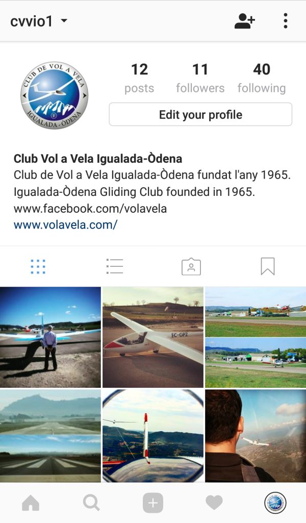 The Club's Instagram profile