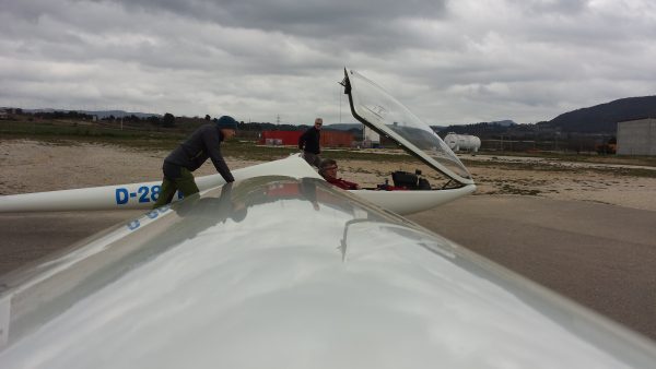 Un «nuevo» avión en el club